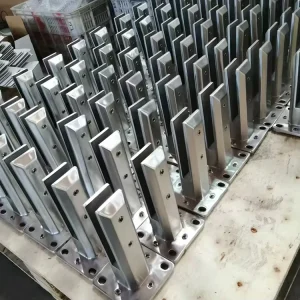 Stainless Steel Handrail Balustrade Bracket Fittings Glass Clamp Support Railing Spigot Accessories Frameless Glass Balcony Mall