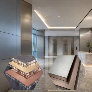 Stainless Steel Honeycomb Panel Premium Grade Metal Board Hotel Interior Wall Decoration