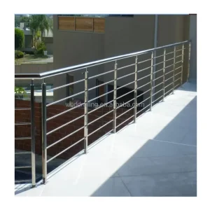 Stainless Steel Outdoor Balcony Railing Tube Rod Balustrade
