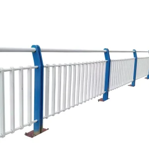 Stainless Steel Powder Coated Industrial Design Guard Rail for Roads Balconies Stairs Villas Hotels Apartments Customized Size