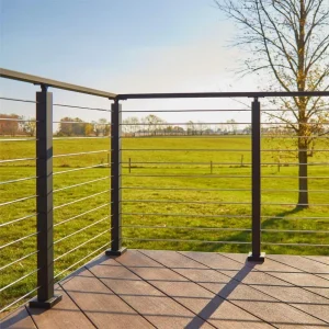 Stainless Steel Railing for Staircase and Flooring, Rust Resistant, Customizable