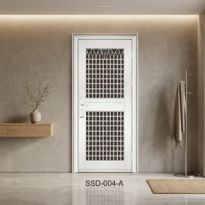 Stainless Steel Security Exterior Door Metal Main Entrance Door for Residential Communities