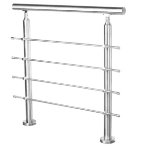 Stainless Steel Stair Railing Metal Balusters Balustrade System Hand Rail