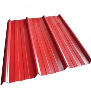 Stainless Steel Tile Corrugated Sheet Manufacturer Iron Wave Galvanized Sheet for Roof Single-layer Blue Red Color Steel Plate