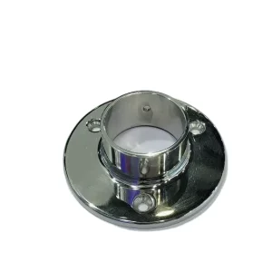 Stainless Steel Tube Base Handrail Fittings 304 Material Brush Finish Railing Accessories 5-Year Warranty