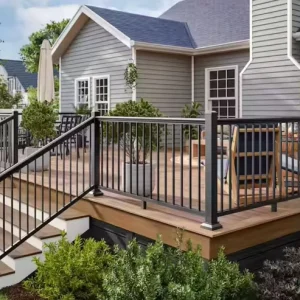 Stainless Steel and Aluminum Railing Solution for Villa Garden Balcony Driveway Deck Stairs Custom Modern Design