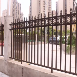 Stainless Steel and Galvanized Steel Rust-Resistant Garden Fence, Powder-Coated, for Outdoor Use