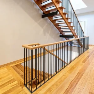 Stainless Steel and Wrought Iron Railing Systems for Indoor Outdoor Balcony and Staircase, Rust Resistant