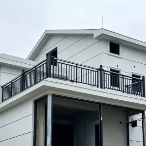 Staircase Handrail Aluminum Square Tube Grille Guardrail