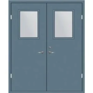 Standard Certified Modern Stainless Steel Fire Door for Hospitals Warehouses Workshops Supermarkets
