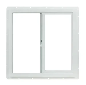 Standard Size White Vinyl Sliding Windows Simple Installation Modern Style Reliable Quality Supply