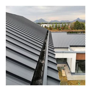 Standing Seam Metal Roofing Heat-insulating and Waterproof Roofing Material Aluminum Alloy Roof of the Villa