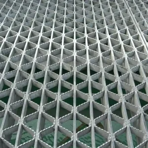 Steel Bridge Grating Customized Hot Dip Galvanized Steel Grating