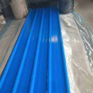 Steel Building Materials 0.5mm Thick Galvanized Metal Sheet Prices Ppgi Corrugated Roofing Sheet Corrosion Resistance
