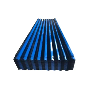 Steel Color Coated Metal Zinc Corrugated Steel Roofing Sheet 0.45mm Rooftop Steel Sheet Color Roof Sheet