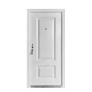 Steel Doors Heavy Gauge Safety Entry Metal Door for Commercial Building Projects