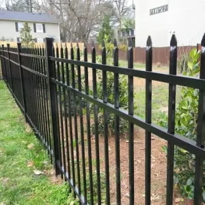 Steel Fence Panel Galvanized Powder Coated Decorative Security Fence Factory Direct