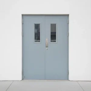 Steel Fire Door Galvanized Frame Hollow Metal Commercial Doors Emergency Exit UL Fire Rated Doors