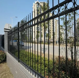 Steel Frame Guardrail Net for Garden and Community Isolation Hot-Dip Galvanized Customized Production
