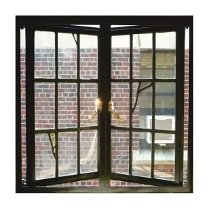 Steel Frame Window and Doors with Hinges Iron Window Villa Grill Casement Window