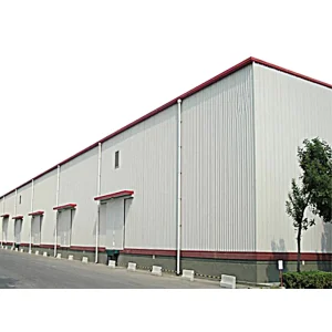 Steel Frame Workshop Building with Efficient Construction Technology