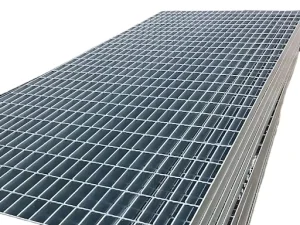 Steel Grating Metal Building Material Steel Grid Hot Dip Galvanized Trench Drain Grating Cover for Construction Steel Grating