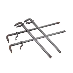 Steel Masonry Clamp Shuttering Formwork F Type Adjustable Size Construction Tool Black Painted
