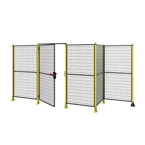Steel Mesh Machine Guarding Robot Cell Perimeter Partition Industrial Safety Robot Fence