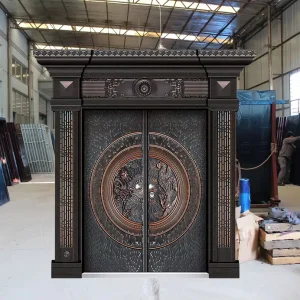 Steel Metal Grill Door Luxury Security Gate for Villa and Apartment China Luxury Living