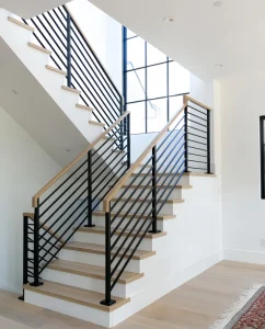 Steel Metal Railing Iron Indoor Balustrade Balcony Handrail