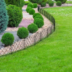 Steel PVC-Coated Privacy Outdoor Garden Fence Panels