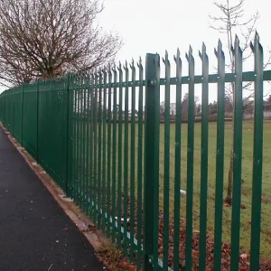 Steel Palisade Garden Fence Residential Security Galvanized 2.4m Australia Eco-Friendly Weather Resistant