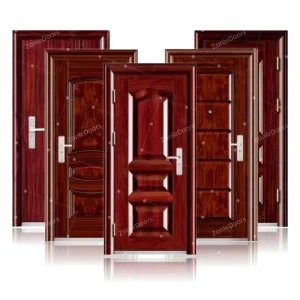 Steel Pivot Security Door for Exterior Modern Metal Door