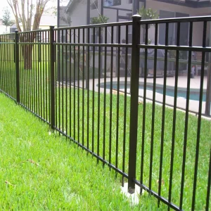 Steel Post Garden Fence