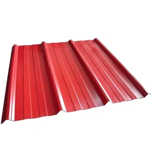 Steel Roofing Sheet PPGI Metal Iron Tile Corrugated Plate Galvanized Roof Top Zinc Sheet with RAL Color