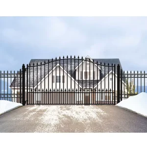Steel Security Gates, Exterior Wrought Iron Gates for Homes and Villas
