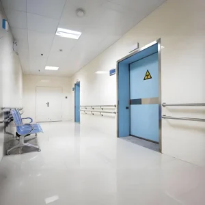 Steel Single-opening Electric Side Opening Doors for Hospital Interior Radiation Protection