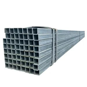 Steel Square Tube Galvanized Steel Pipe Manufacturer Pre Galvanized Rectangular Pipe Black Carbon Hollow Section