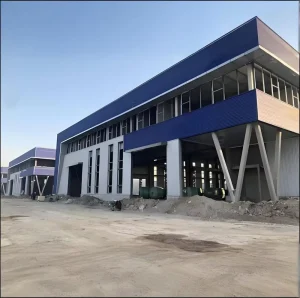 Steel Structure Buildings for Steel Structure Office Building With High Strength Steel Frame and Large Span Design