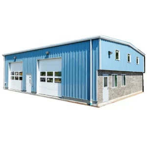 Steel Structure Kits Light Prefabricated Metal Building Construction Materials for Steel Workshop ASTM Welding Cutting