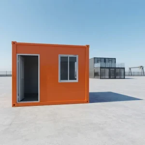 Steel Structure Movable Prefab House for Commercial Street Shop
