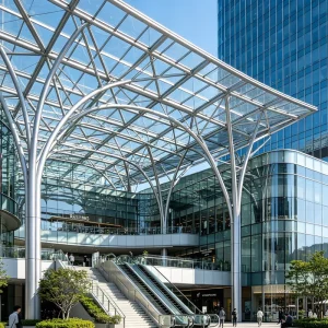 Steel Structure Office Building Commercial Prefabricated Modern High Strength Heavy Frame Modular Galvanized Durable
