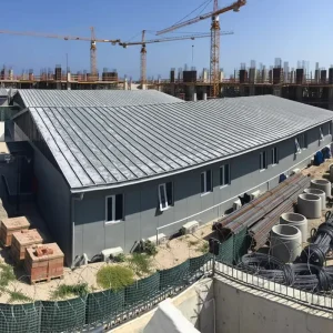 Steel Structure Office With Optional Toilet Customizable Equippable Photovoltaic System Easy to Assemble Waterproof