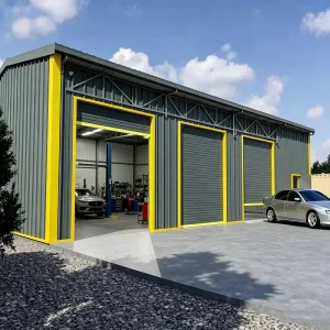 Steel Structure Workshop Building Customized Industrial Warehouse Prefab Metal Frame with Complete Design Service