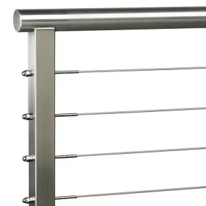 Steel Tubular Fence Panel Metal Railing for Stairs Stainless Railing Tube Luxury Fence