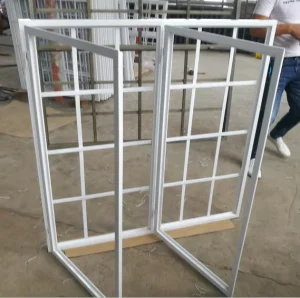 Steel Window Profile Design Steel Hinged Swing Window and Doors Wrought Iron Grills