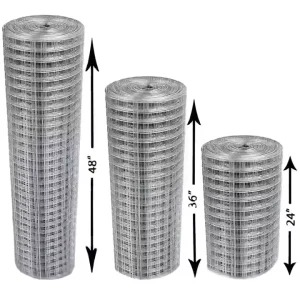 Steel Wire Mesh Galvanized Welded Fencing High Temp Resistant Stainless Steel Garden Fence (Custom Sizes)