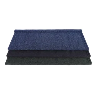 Stone Coated Metal Roof Tiles Galvanized Steel Roofing Sheets Waterproof Lightweight Roofing Materials