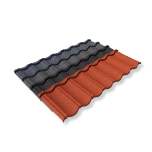 Stone Coated Metal Roof Tiles High Cost Performance VS PVC Resin Color Steel Tiles