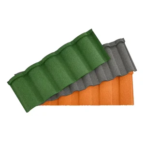 Stone Coated Metal Roofing for Prefab Houses Easy Installation Anti Ultraviolet CE ISO Approved